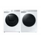 (Bundle) Samsung WW90T754DWH/SP Washing Machine (9kg) + DV90T8240SH/SP Heat Pump Dryer (9kg)